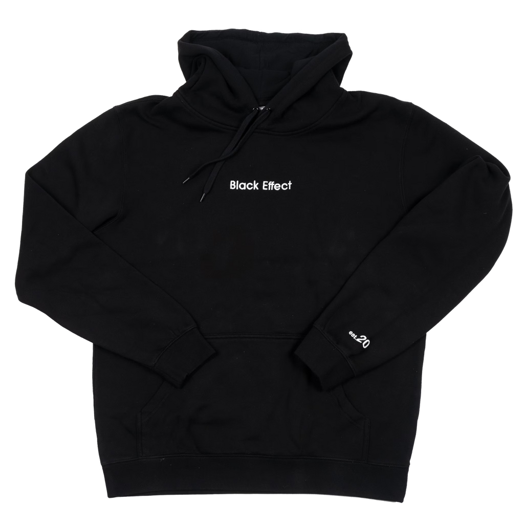 Black Effect Embroidered Hoodie