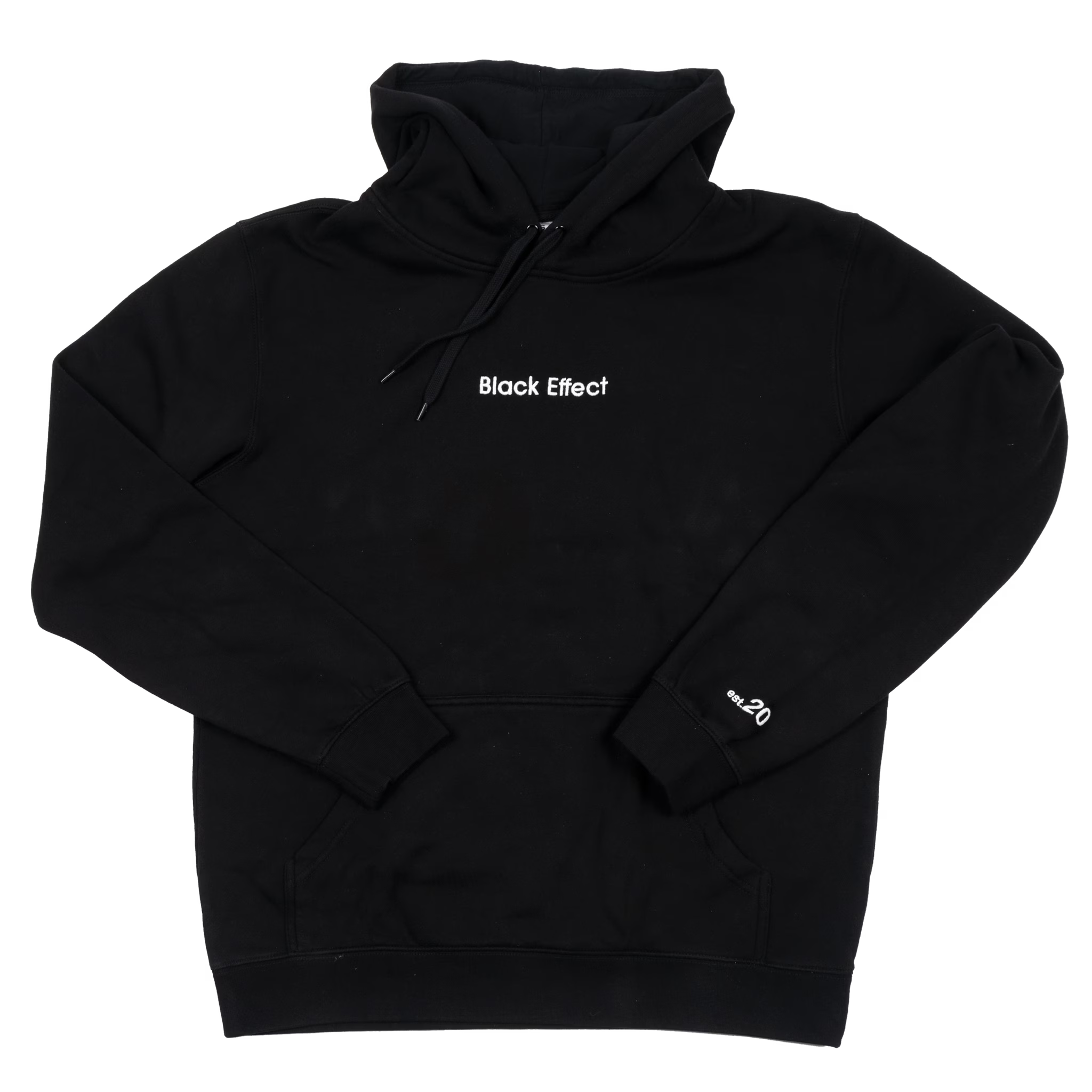 Black Effect Embroidered Hoodie